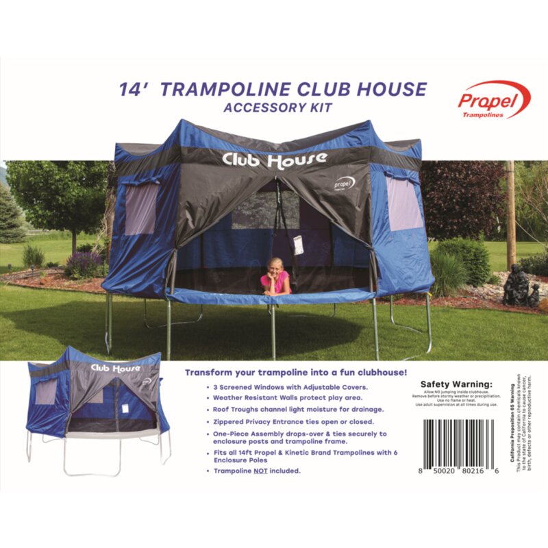 Propel Trampolines Propel Blue Clubhouse For Trampoline Reviews Wayfair